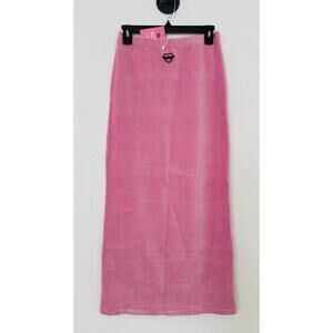 NWT NEW STRAWBERRY MILK MOB BUBBLEGUM PINK SUPER SOFT KNIT SKIRT M